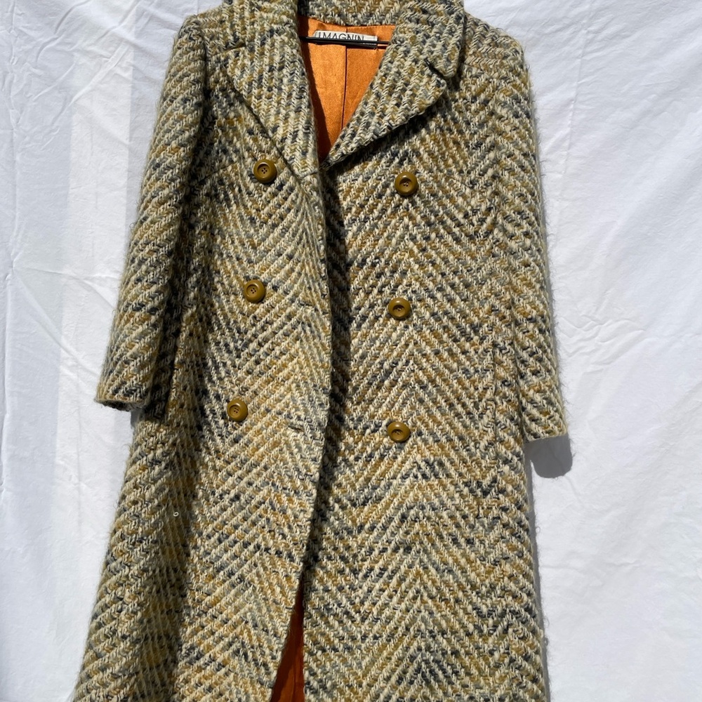 Vintage I. Magnin Wool Tweed Coat